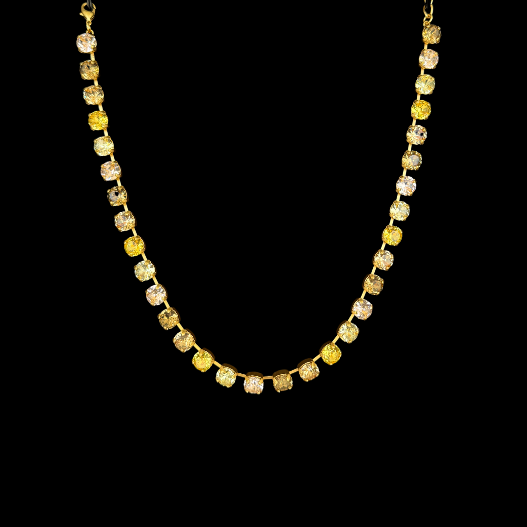 3:33 Necklace - Neutral Crystal Chain