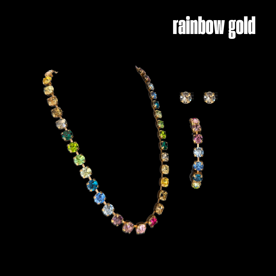 3:33 Necklace, 2:22 Bracelet and 11:11 Earring Set (Gold)