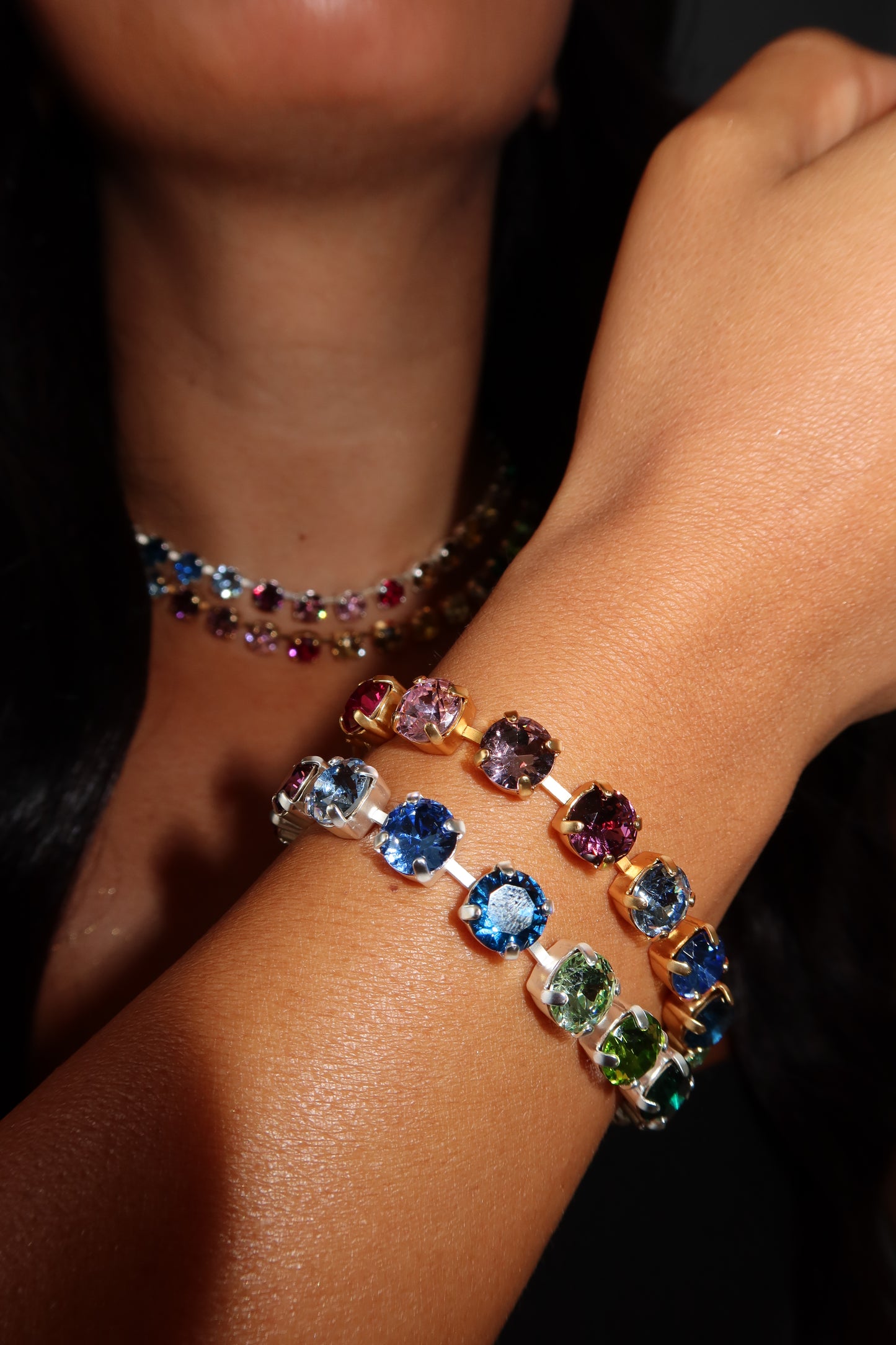 2:22 Crystal Bracelet Blue-Green