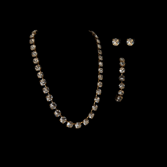 3:33 Necklace, 2:22 Bracelet 11:11 Earrings- Crystal Clear