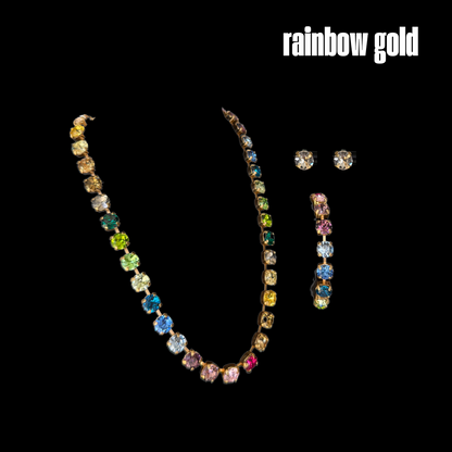 3:33 Necklace, 2:22 Bracelet and 11:11 Earring Set (Gold)