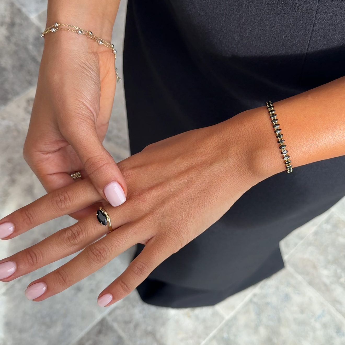 Marquise-Mini Tennis Bracelet