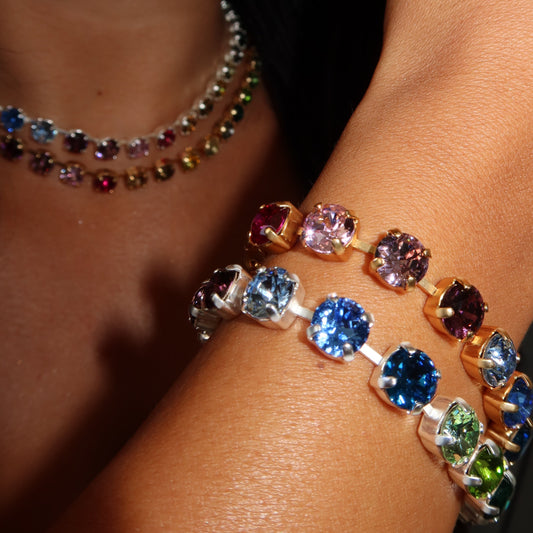 2:22 Crystal Bracelet Rainbow